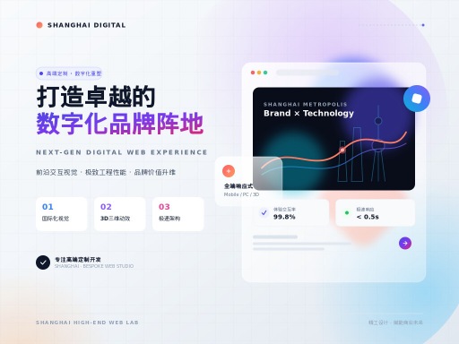 上海高端建站助力企业品牌数字化转型