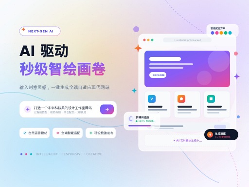 AI建站让网页设计变得更简单高效