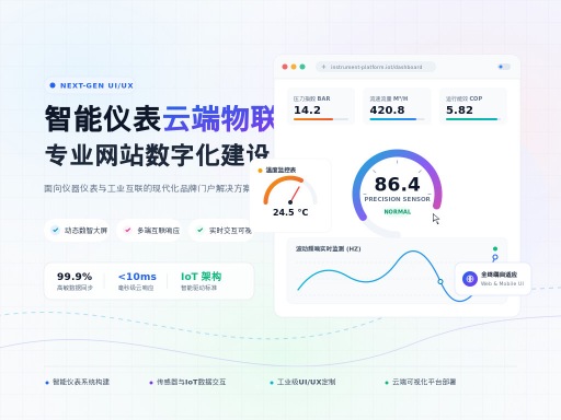 仪表网站建设赋能工业制造数字化转型