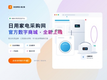 日用家电批发网站设计如何快速获客？