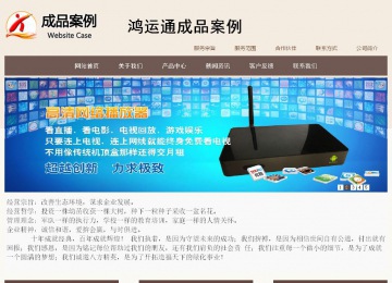 商务型成品案例站No:1500