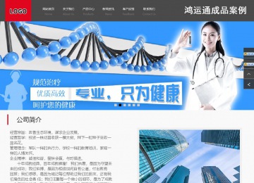 商务型成品案例站No:1501