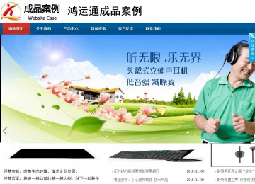 商务型成品案例站No:8813